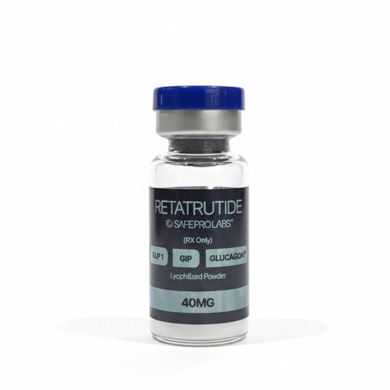 Retatrutide SAFEPROLABS 40MG + Água Bacteriostática 3ml