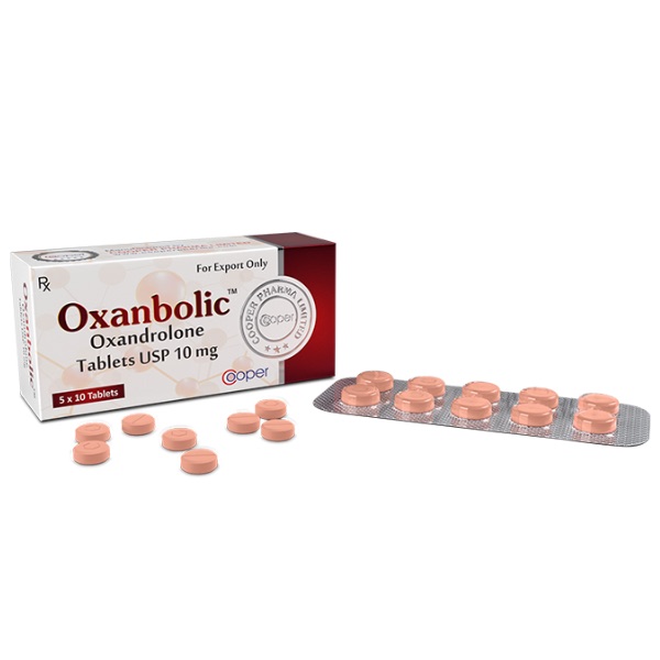 OXANBOLIC - Oxandrolone USP 10mg/50mg