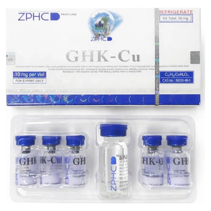 GHK-Cu 50mg 5 frasco 10mg