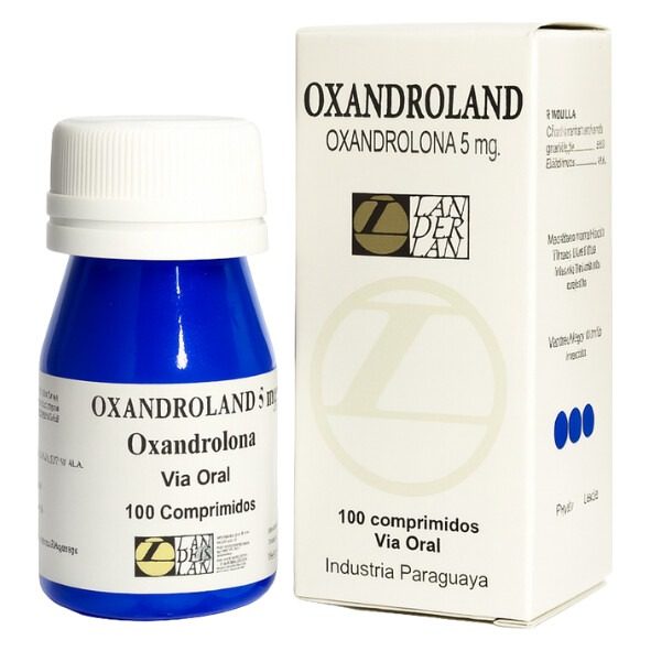 Landerlan Oxandrolona 5 mg 100 Comprimidos