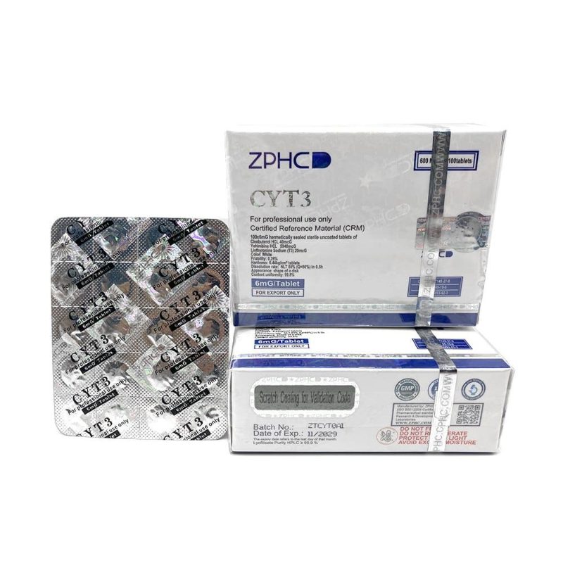 CYT-3 ZPHC — 6 mg “triple-cut” (100 tablets × 6 mg)