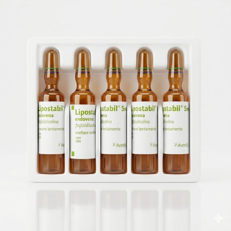 Lipostabil endovena  Aventis ORIGINAL kit com 5 ampolas