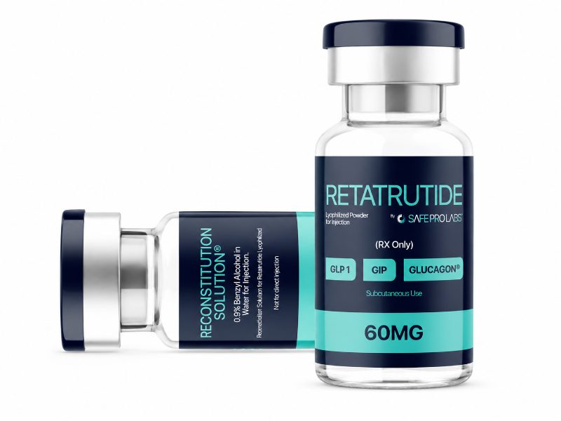 Retatrutide SAFEPROLABS 60MG + Água Bacteriostática 3ml